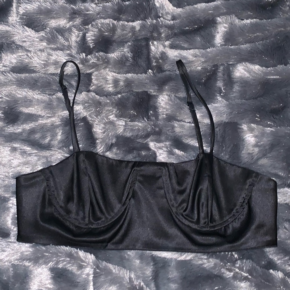 Steele Silk Underwire Bra Top